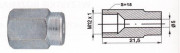 K107 WP WPZ107 WP koncovka pr.5mm M12x1 15x21.5mm 1ks WP